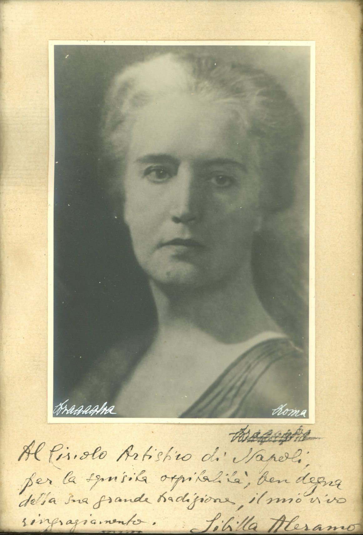 Sibilla Aleramo, Poetessa italiana – 1940
