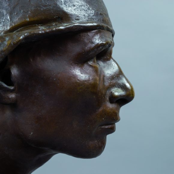Il carrettiere, testa in bronzo – Achille D’Orsi