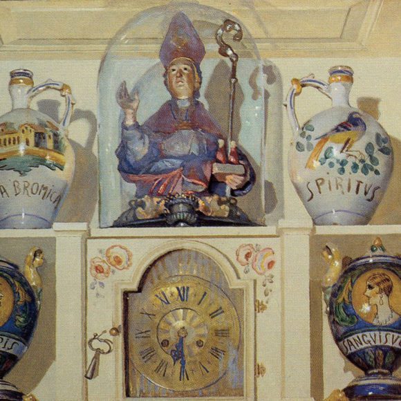 Orologio, olio su tavola – Arnaldo de Lisio